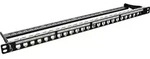 "INLINE - Patchfeld Leerblech 24-fach - f&uuml;r RJ45 Keystone Snap-In 19""/0.5HE