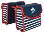Bike Fashion 865088 Doppelpacktasche Capt`n Sharky B230xH200xT80mm, wei&szlig;/blau/rot