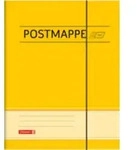 Brunnen Postmappe gelb, Envelope folder, A4, Karton, Gelb, Gummiband, 1 St&uuml;ck(e)