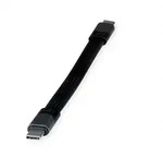 ROLINE USB4 Gen3x2 Kabel, USB C-C, ST/ST, 8K UHD-2, 40Gbit/s, 100W, extra-flach,