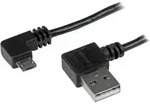 StarTech.com Micro USB Kabel mit rechts gewinkelten Anschl&uuml;ssen - Stecker/Stecker -
