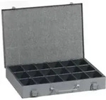 allit Kleinteilekoffer EuroPlus Metall 34/18, grau aus pulverbeschichtetem