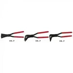 Falzzange - 45&deg; gebogen - durchgestreckt - Maulbreite 60 mm - Gesamtl&auml;nge 270 mm -