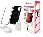 DISPLEX Set Apple iPhone 15 ProMax Glas+Case+Kabel+Netzteil