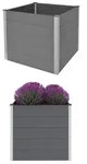 vidaXL Garten-Hochbeet WPC 100x100x91 cm Grau