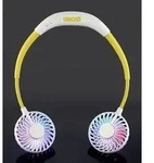 Unold Breezy White Nackenventilator LED-Kontrollleuchte, mit Beleuchtung
