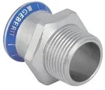GEBERIT Mapress Edelstahl &Uuml;bergang mit A d54-R1 1/2