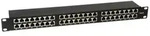 "equip Pro - Patch Panel - Rack montierbar - CAT 6 - STP - RJ-45 X 48 - Schwarz - 1U