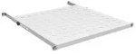 19 0,5HE Fachboden, fest, ET 350..450, mm, 70 kg, ST 600, RAL7035 Netzwerk- und