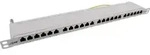 "INLINE - Patchfeld Cat.6A 24-fach 19"" 0,5HE lichtgrau RAL7035"