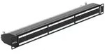 DeLOCK - Patch Panel - RJ-45 X 24 - Jet Black, RAL 9005 - 1U - 48.3 cm (19")