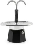 Bialetti Mini Express, Mokka-Kanne, 0,09 l, Edelstahl, Aluminium, 2 Tassen, CE