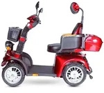 Elektromobil ECO ENGEL 540 Rot Elektromagnetische Bremse 1000 Watt Motor 4 Rad