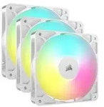 Corsair RS120 ARGB Triple Pack - Geh&auml;usel&uuml;fter - 120 mm - wei&szlig; (Packung mit 3)