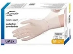HYGONORM Latex-Handschuh "GRIP LIGHT", L, wei&szlig;, puderfrei