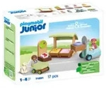 PLAYMOBIL - 71691 Playm. 1.2.3 Bio-Marktstand & Gabelstap