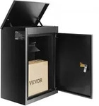 VEVOR Paketbriefkasten 39x27x52,2cm Paketbox 0,8mm verzinkter Stahl Paketkasten mit