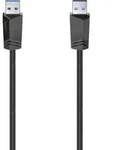 Hama USB-Kabel USB 3.2 Gen1 USB-A Stecker 1.50m Schwarz 00200624