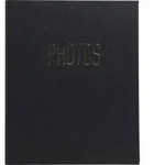 Exacompta Fotoalbum Ringmechanik 60 schwarze Seiten 32x26x4 cm Schwarz 17601E