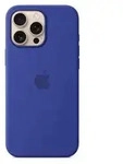 Apple Silikon Case iPhone 16 Pro Max mit MagSafe ultramarin
