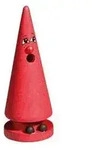 2067 - Crottendorfer Mini-Ziegenbein - Romy Rose (rot), 9 cm