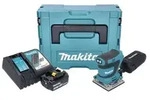 Makita DBO 484 RF1J Akku Schwingschleifer 18 V 112 x 102 mm + 1x Akku 3,0 Ah +
