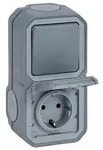 1St. Legrand FRAP Plexo Plexo New FRAP SSDO+Wechselschalter