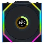 LIAN LI L&uuml;fter Uni Fan SL Wireless LCD Reverse 120mm schwarz