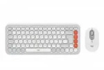 Logitech POP ICON COMBO OFF WHITE US INT'L INTNL-973 Tastatur