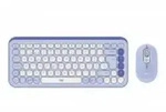 Logitech Tastatur-Maus-Set POP Icon Combo Lilac Maus QWERTZ