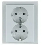Busch-Jaeger SCHUKO-Doppelsteckdose 202 EUJB-83