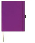 Lediberg Notizbuch Tucson ca. DIN A4 kariert lila Hardcover 192 Seiten - A4