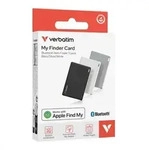 Verbatim My Finder - Anti-Verlust Bluetooth-Tag f&uuml;r Brieftasche - Schwarz, Silber,