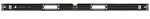 Stabila Wasserwaagen-Set 196-2 Dark Shadow, 61 cm + 122 cm