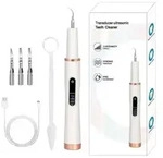 Ultraschall-Zahnsteinentferner und 4 Reinigungsk&ouml;pfe White