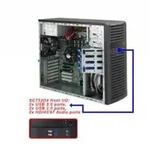 "Supermicro Server Geh MT/2x600W/4x 3.5" SC732i-600B - Midi/Minitower - 3,5" - US"