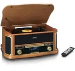 LENCO TCD-2571 Plattenspieler Holzgeh. USB Kassette DAB+, Holz