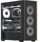 AeroCool D501A-G-BK-V2 Midi-Tower PC-Geh&auml;use Schwarz
