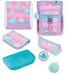 Herlitz FiloActive XL Plus Ocean Lights Schulranzen-Set M&auml;dchen Polyester Blau, Pink
