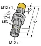 Turck Induktiver Sensor nicht b&uuml;ndig PNP, Schlie&szlig;er NI8-M12-AP6X-H1141