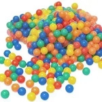 B&auml;llebad B&auml;lle 6cm - 300 Bunte Kunststoffb&auml;lle Kinder Baby Spielb&auml;lle...
