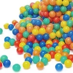 B&auml;llebad B&auml;lle 7cm - 200 Bunte Kunststoffb&auml;lle Kinder Baby Spielb&auml;lle...
