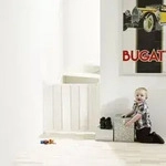 BabyDan Ausziehbares Schutzgitter Guard Me Wei&szlig; 64,5-89 cm Plastik