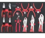 KS TOOLS SCS Zangen-Satz 12tlg. in 1/1 Systemeinlage - 711.1012