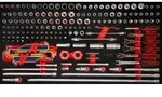 "KS TOOLS 1/4" + 3/8" Steckschl&uuml;ssel-Satz in Schaumstoffeinlage,"