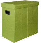 Faltbarer W&auml;schekorb 70L W&auml;schetruhe mit Deckel W&auml;schebox W&auml;schesammler