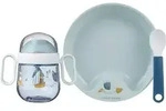 Mepal - Baby 3er Geschirrset Mio - Inklusive auslaufsicherem Trinkbecher, Lernteller