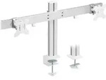 InLine&reg; Aluminium Monitor-Tischhalterung f&uuml;r 2 Monitore bis 32, 8kg Halterungen /