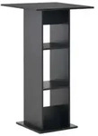 vidaXL Bartisch Schwarz 60x60x110 cm