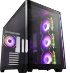 FSP Fortron POC0000254 Midi-Tower Gaming-Geh&auml;use Schwarz Seitenfenster